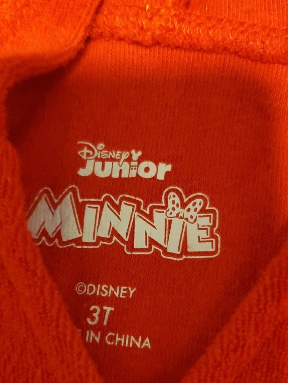 Disney Red Minnie Mouse Hooded Kids Swim Coverup